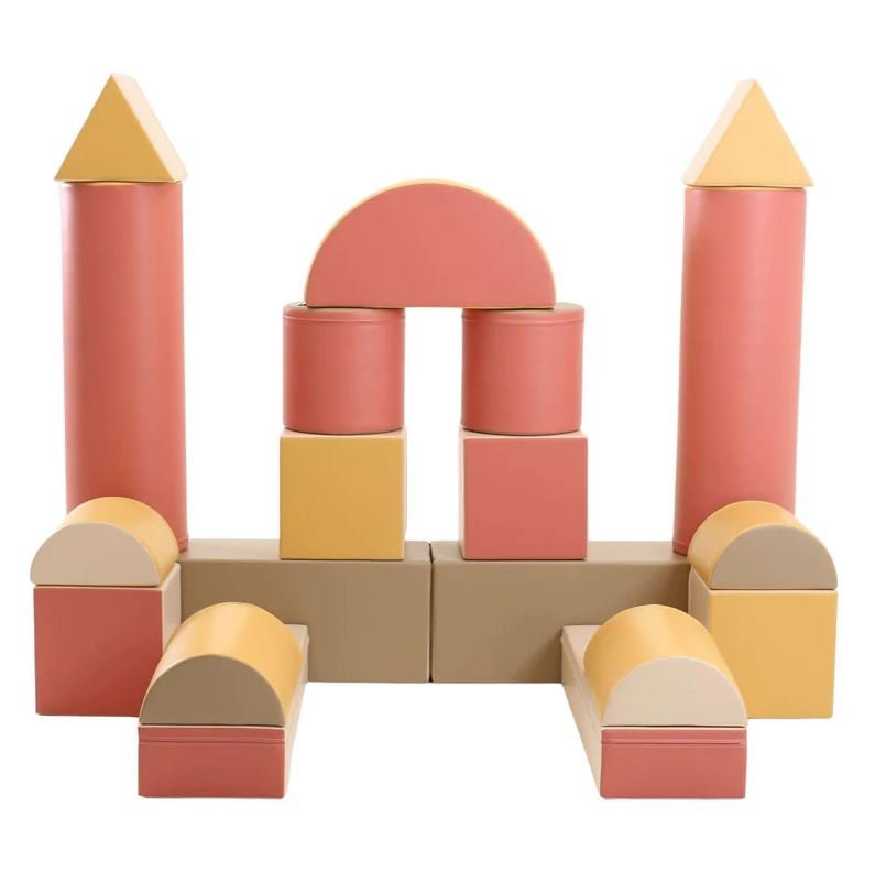 IGLU Fortress soft play kasteel – pastel roze