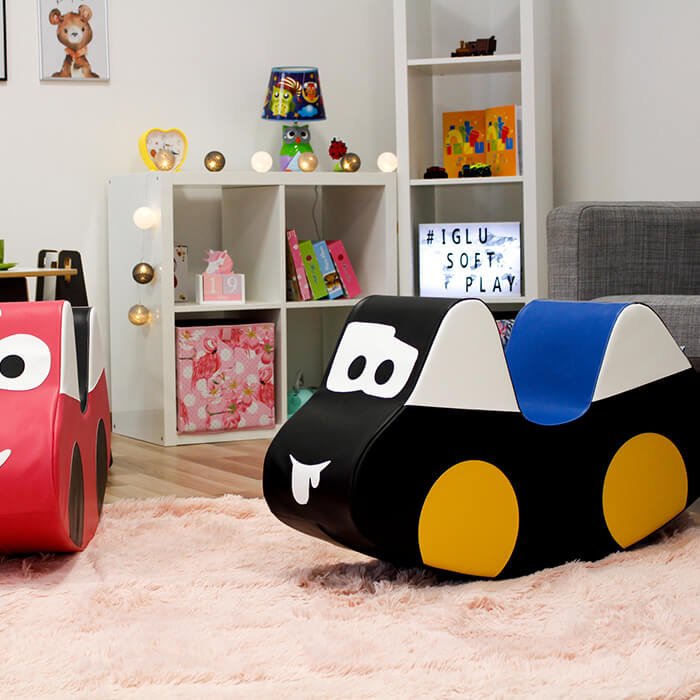 IGLU Soft Play Car zachte schommelauto