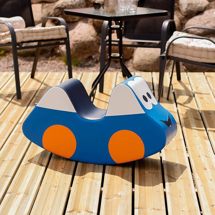 IGLU Soft Play Car zachte schommelauto
