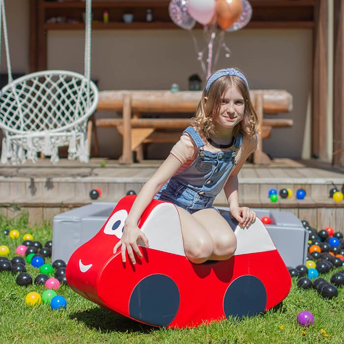IGLU Soft Play Car zachte schommelauto