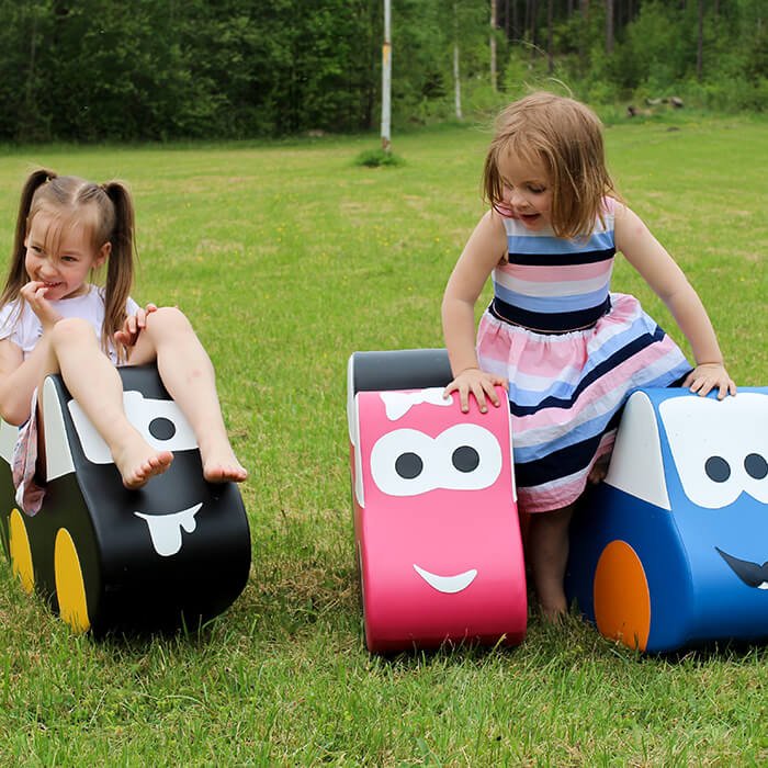 IGLU Soft Play Car zachte schommelauto