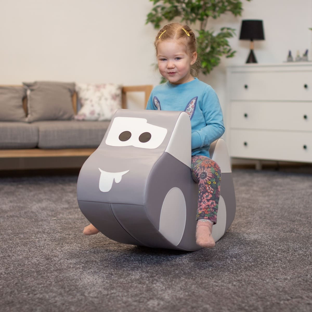 IGLU Soft Play Car zachte schommelauto