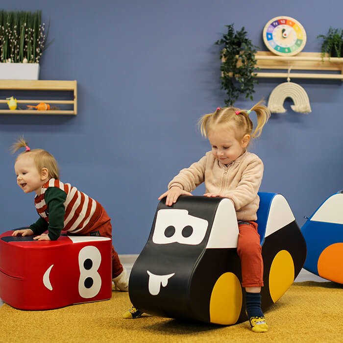 IGLU Soft Play Car zachte schommelauto