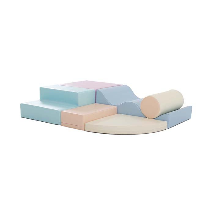 IGLU Explorer soft play set – licht pastel