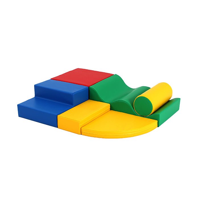 Soft Play Set - Explorer - zachte foamblokken op een witte achtergrond