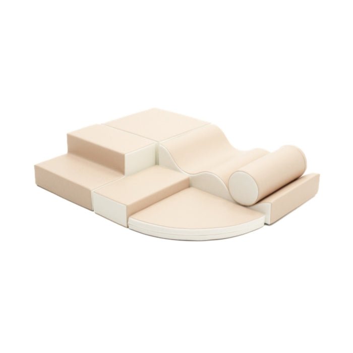 Soft Play Set - Explorer - zachte foamblokken op een witte achtergrond