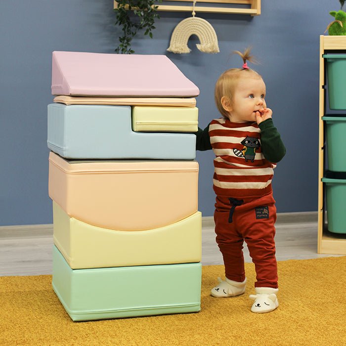Soft Play Set - Little Crawler met losse foamblokken