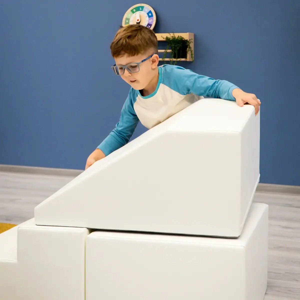 Soft Play Set - Tunnel foam speelset met tunnel, trap en glijbaan
