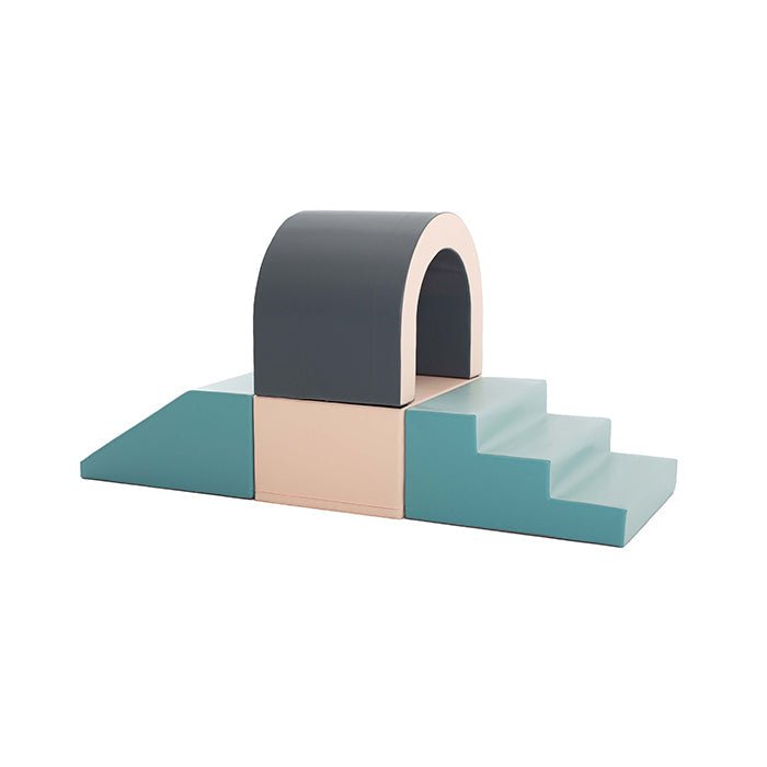 IGLU Tunnel soft play speelset – licht pastel