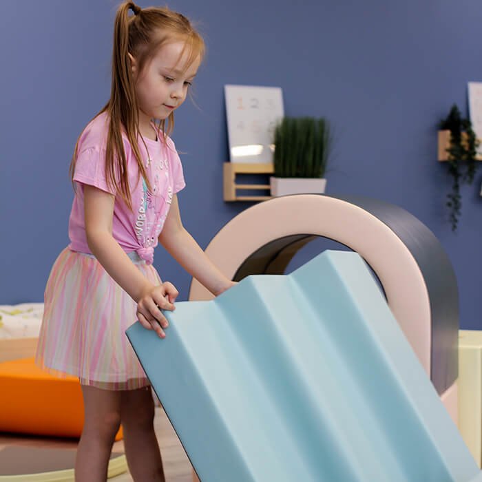 Soft Play Set - Tunnel foam speelset met tunnel, trap en glijbaan