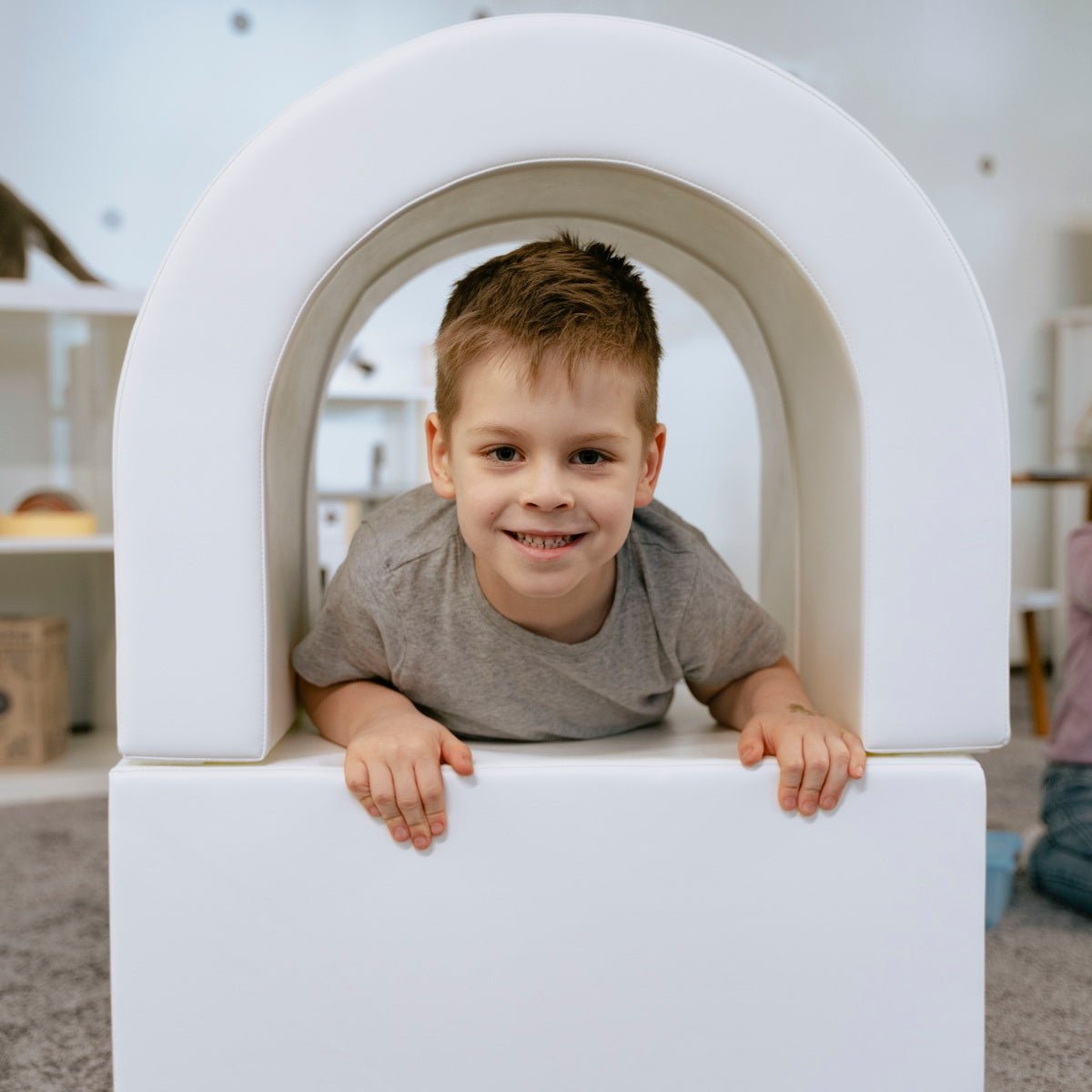Soft Play Set - Tunnel foam speelset met tunnel, trap en glijbaan