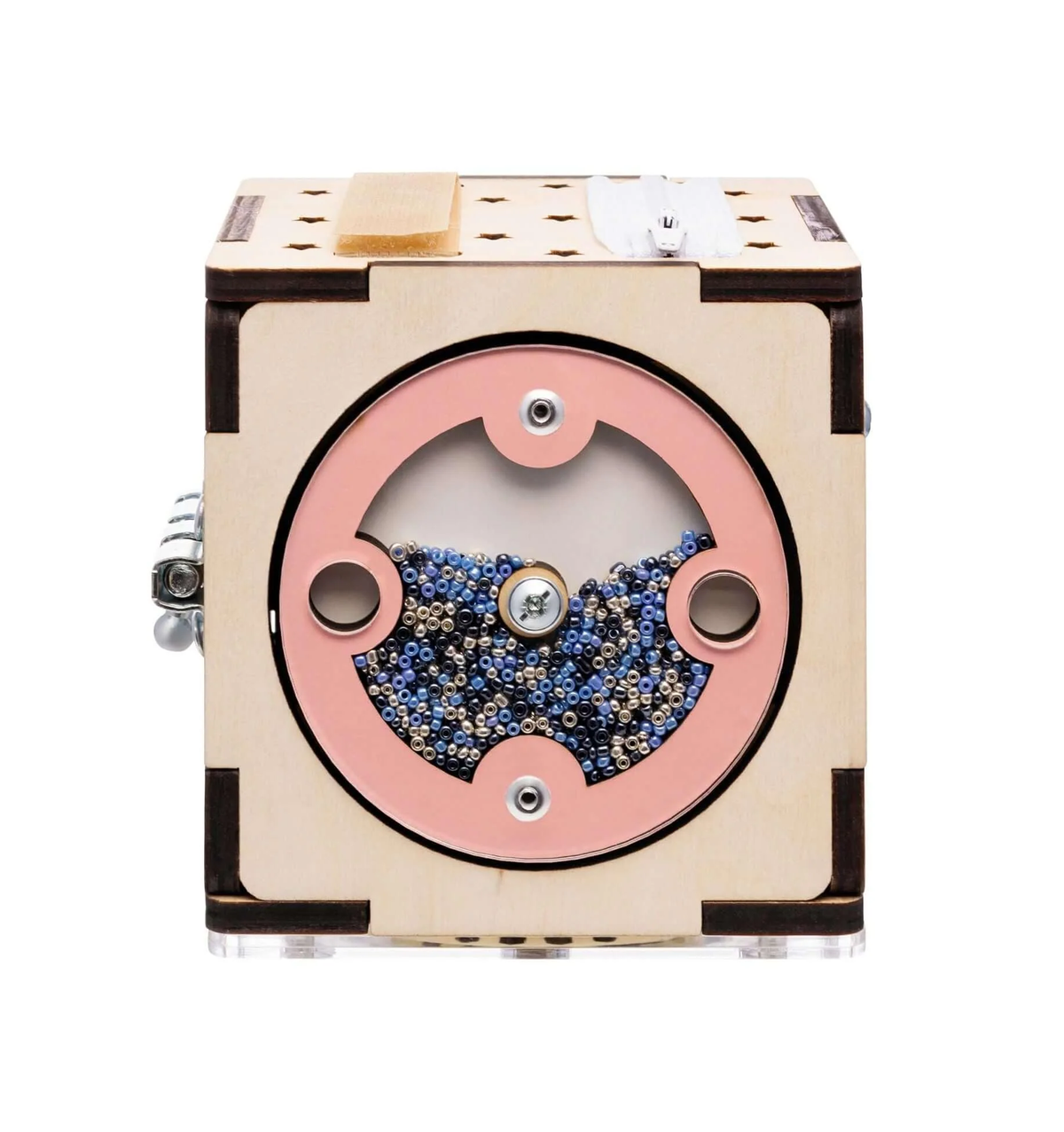 Set - BusyBoard Cottage natura/pastel and creative cube