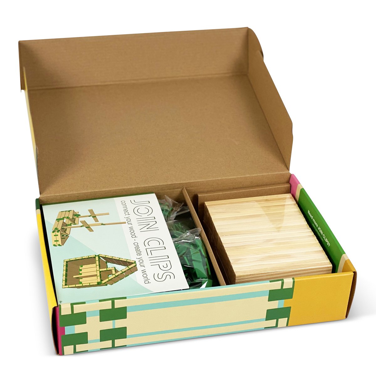 JOIN CLIPS Home-Grundset — 200 Clips und 40 Bauplättchen