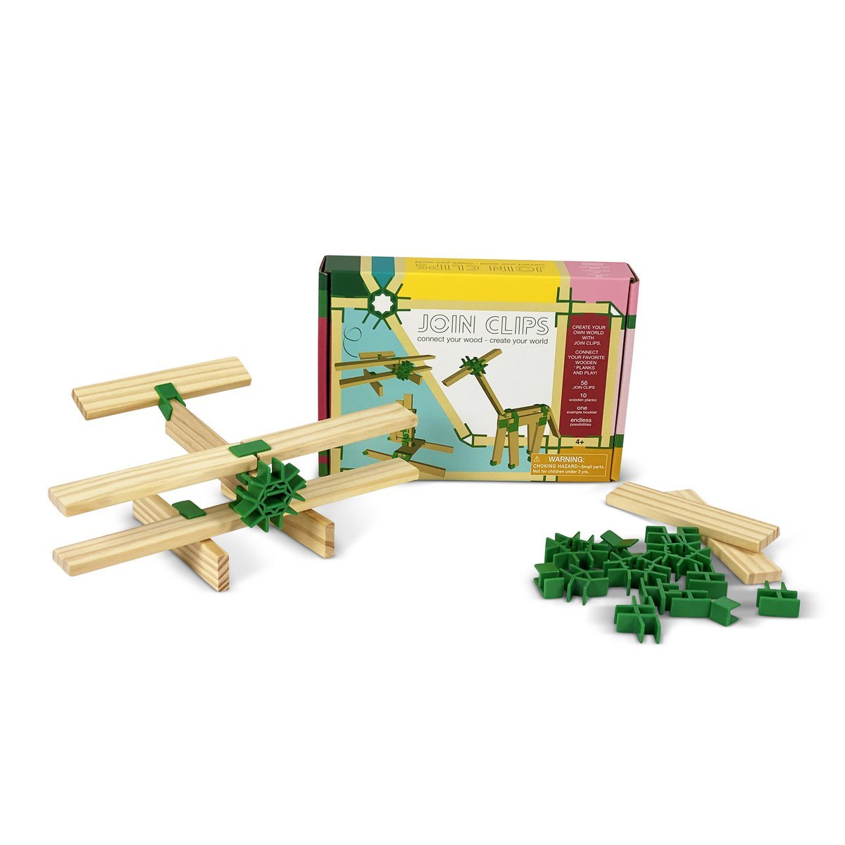 JOIN CLIPS Mini-Grundset — 56 Clips und 10 Bauplättchen