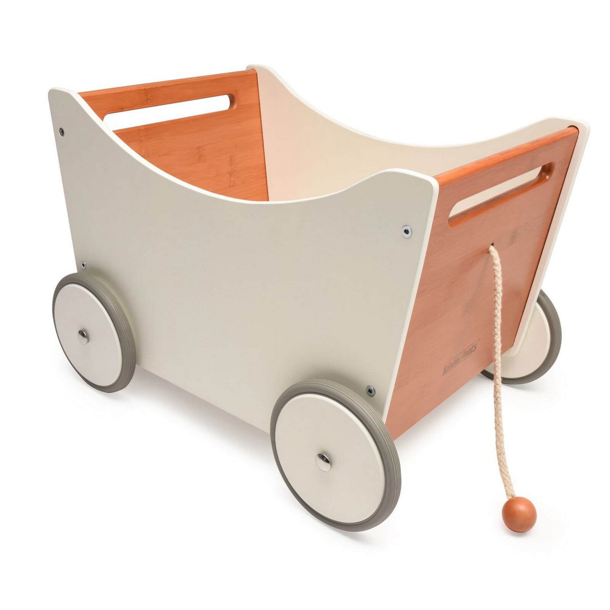 Kinderfeets Toybox &amp; Walker wit met bamboe