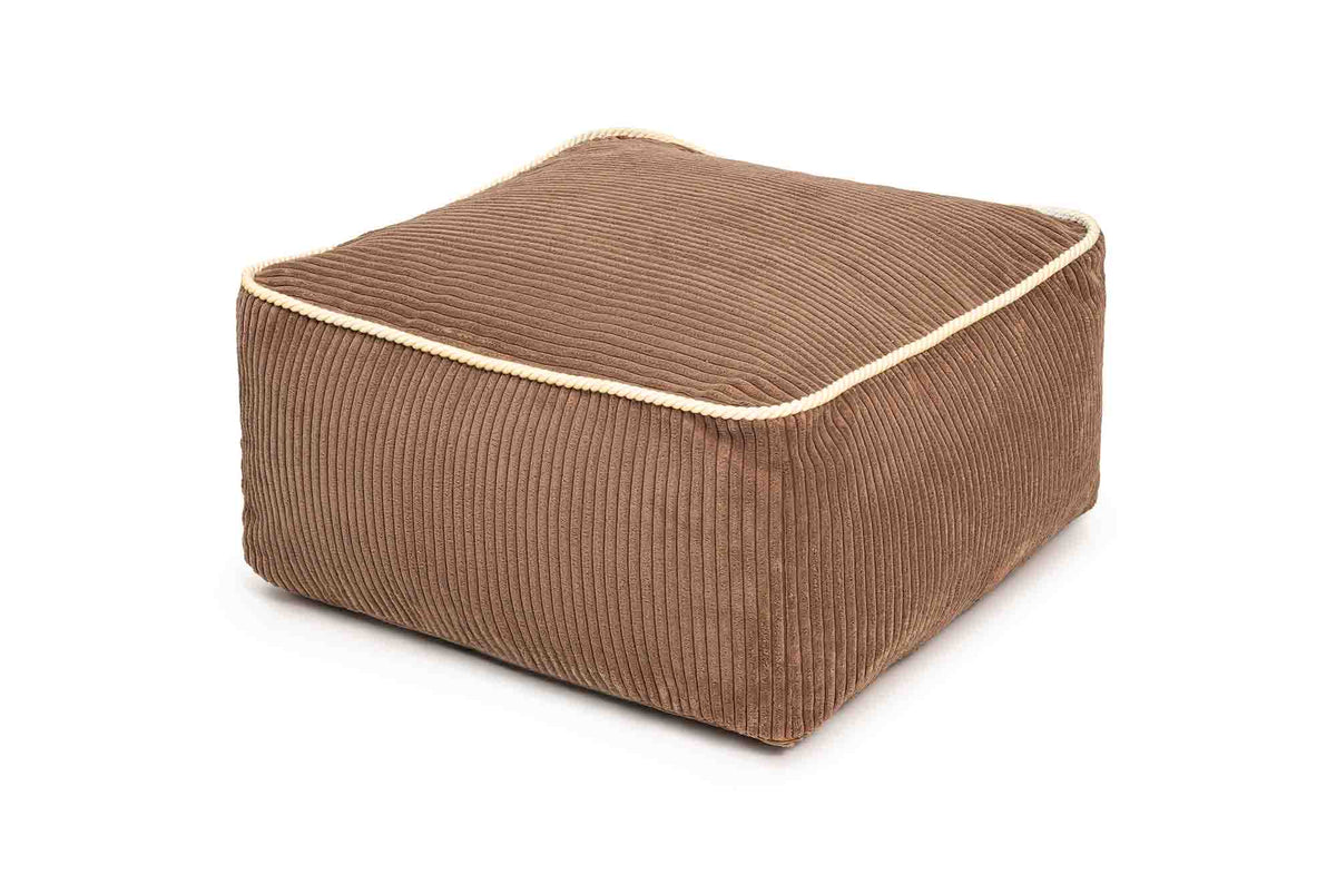 Shappy Kumo Poef Corduroy in Chocolate