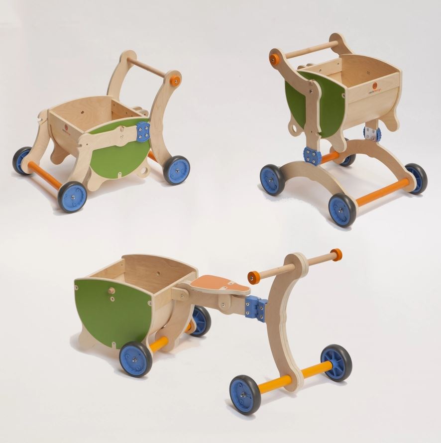 Loopwagen 3 in 1 - Grow up looptrainer - 