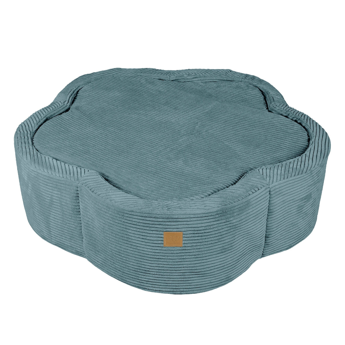 MeowBaby Aesthetic bloemvormige ballenbak in turquoise