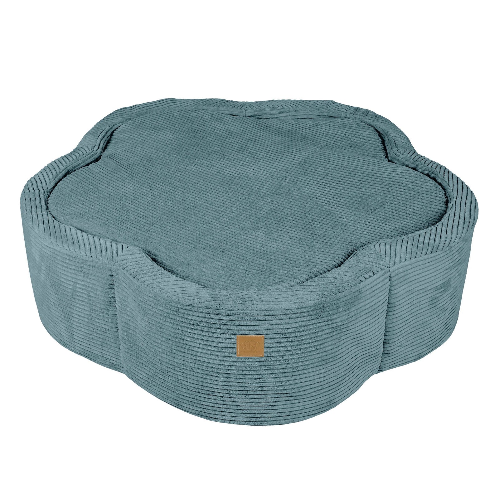 MeowBaby Aesthetic bloemvormige ballenbak in turquoise