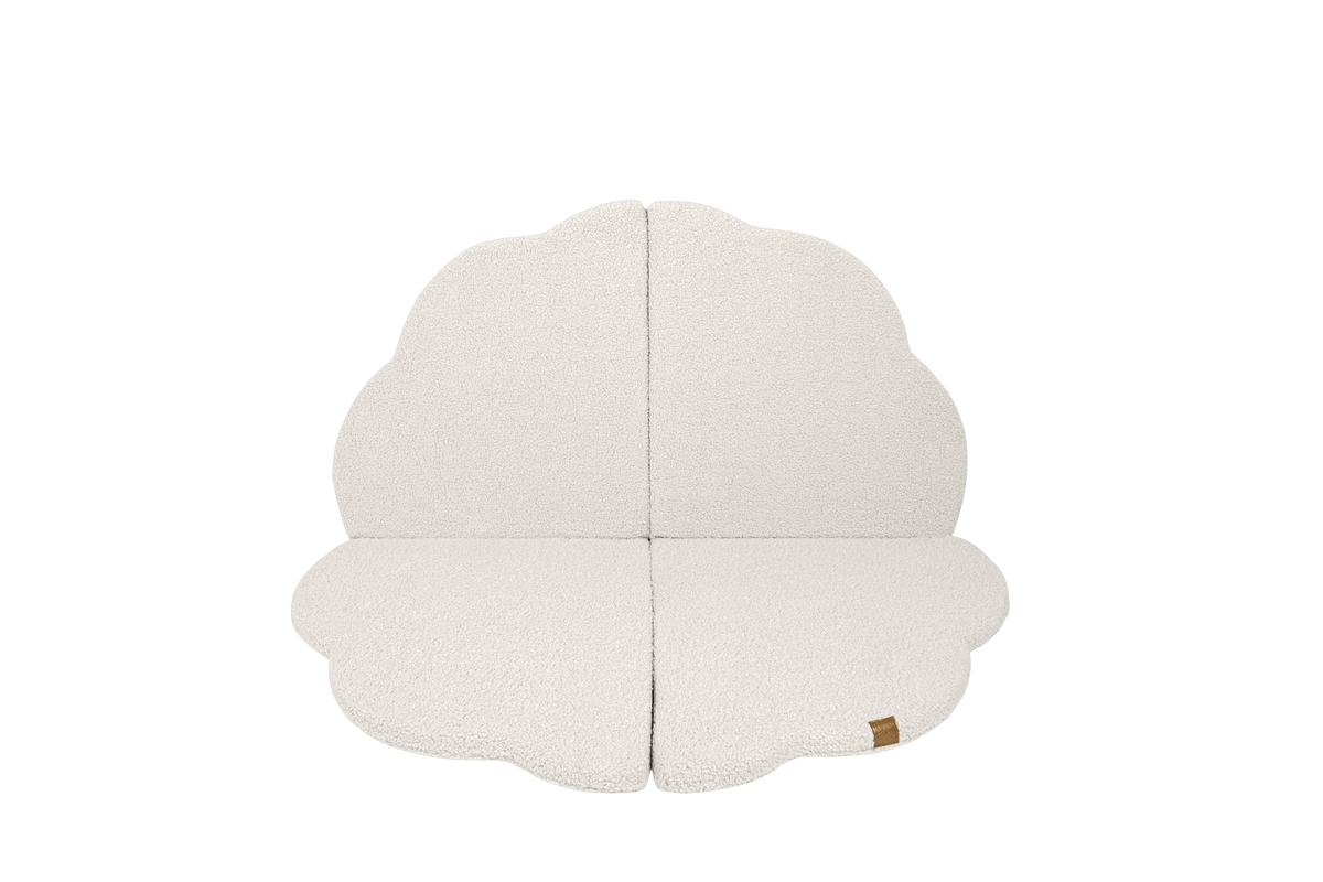 MeowBaby Bearly wolkvormige speelmat in crème