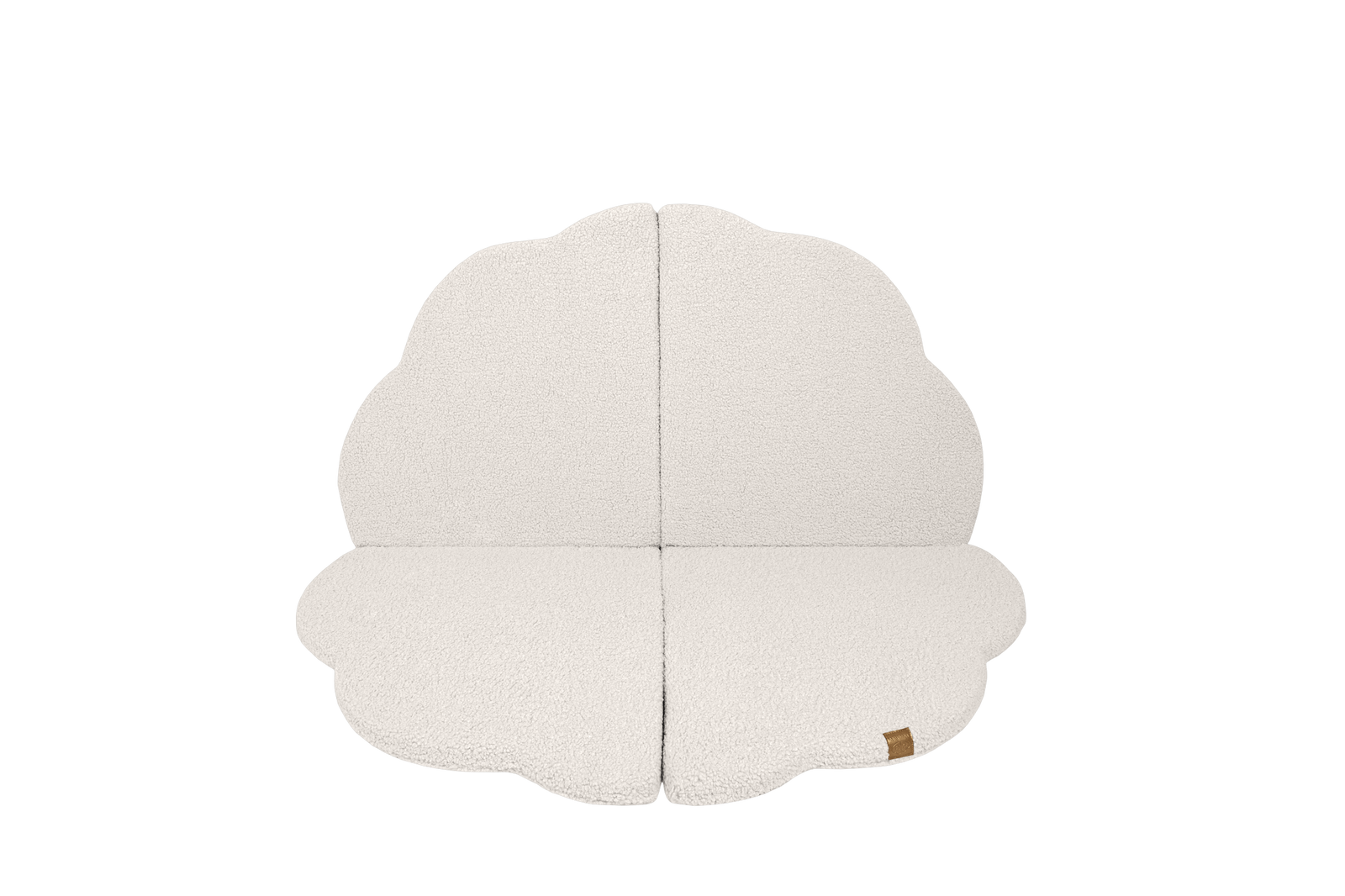 MeowBaby Bearly wolkvormige speelmat in crème