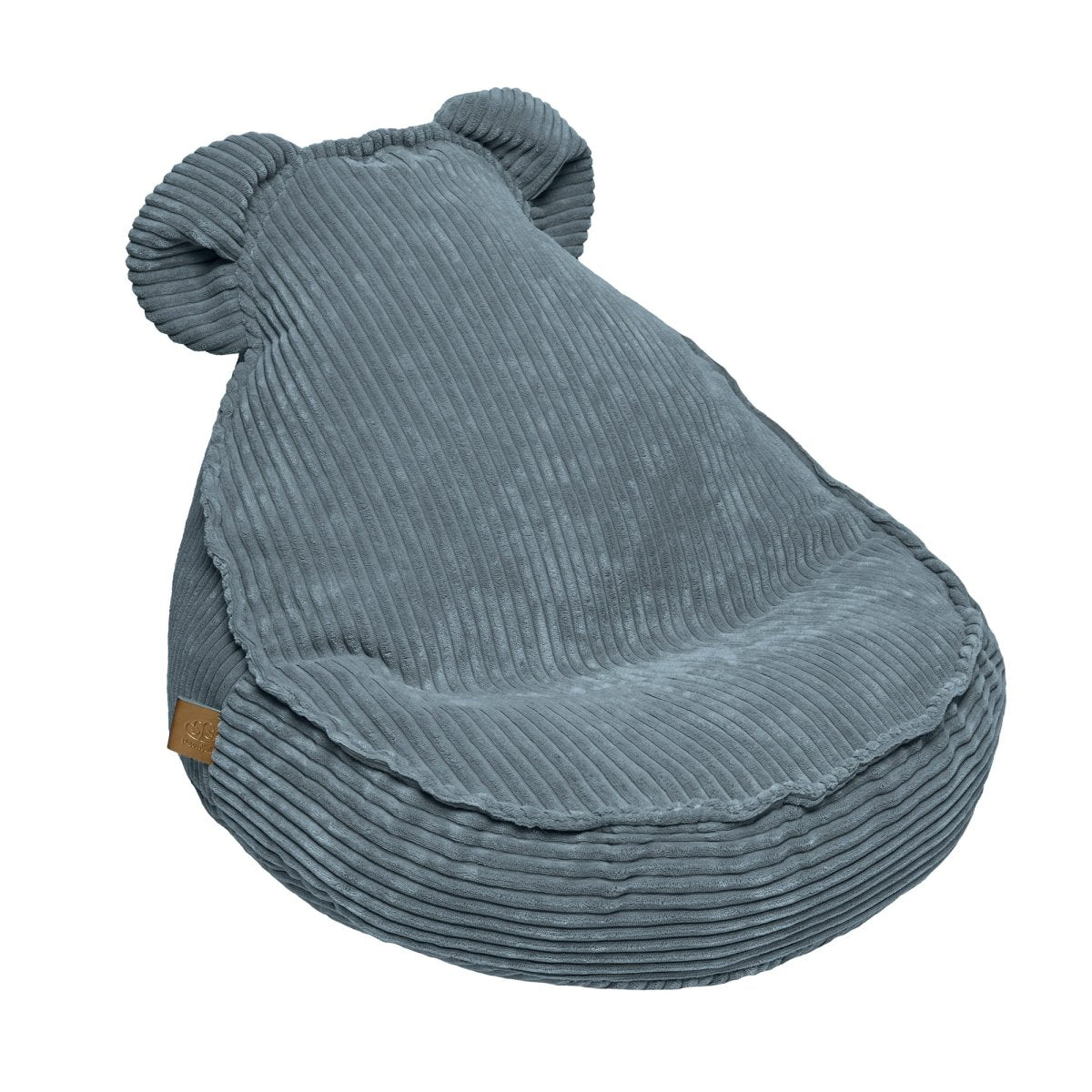 MeowBaby Aesthetic Kindersitzsack mit Öhrchen, Türkis