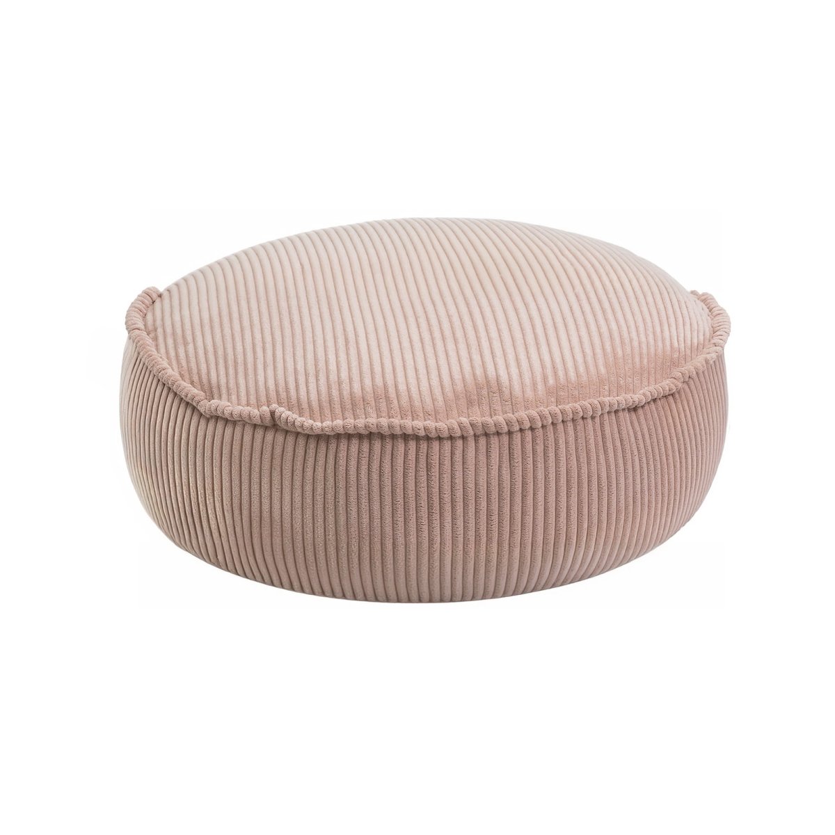 MeowBaby Aesthetic Cord-Sitzsack, Puderrosa