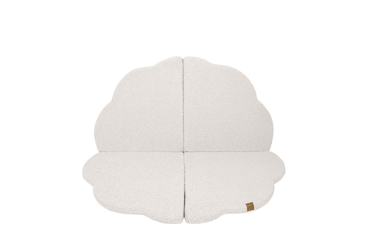MeowBaby Bearly wolkvormige speelmat in crème