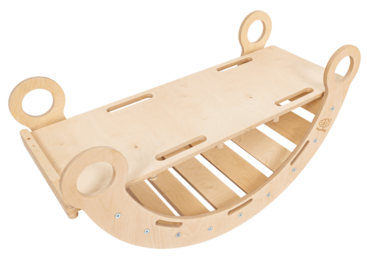 MeowBaby Dream Rocker Small Natur, Rutsche ohne Kissen