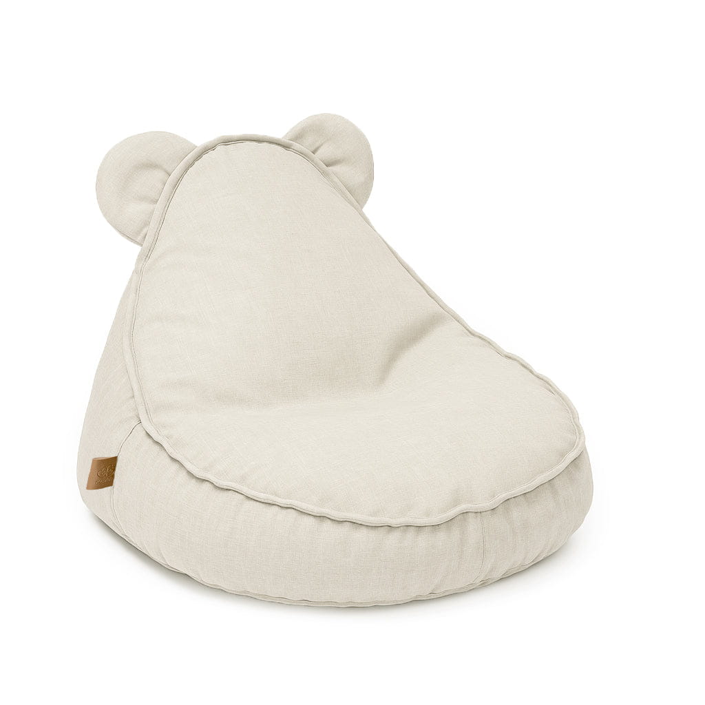 MeowBaby Outzy Outdoor-Kindersitzsack mit Öhrchen in Beige