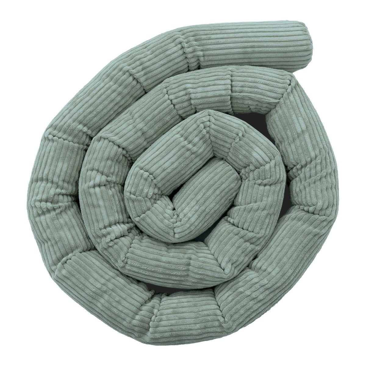 MeowBaby Safe Roll Bettumrandung Aesthetic, Olivgrün