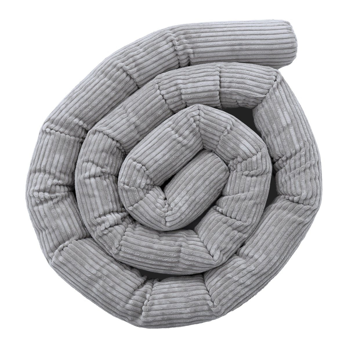 MeowBaby Safe Roll Bettumrandung Aesthetic, Grau