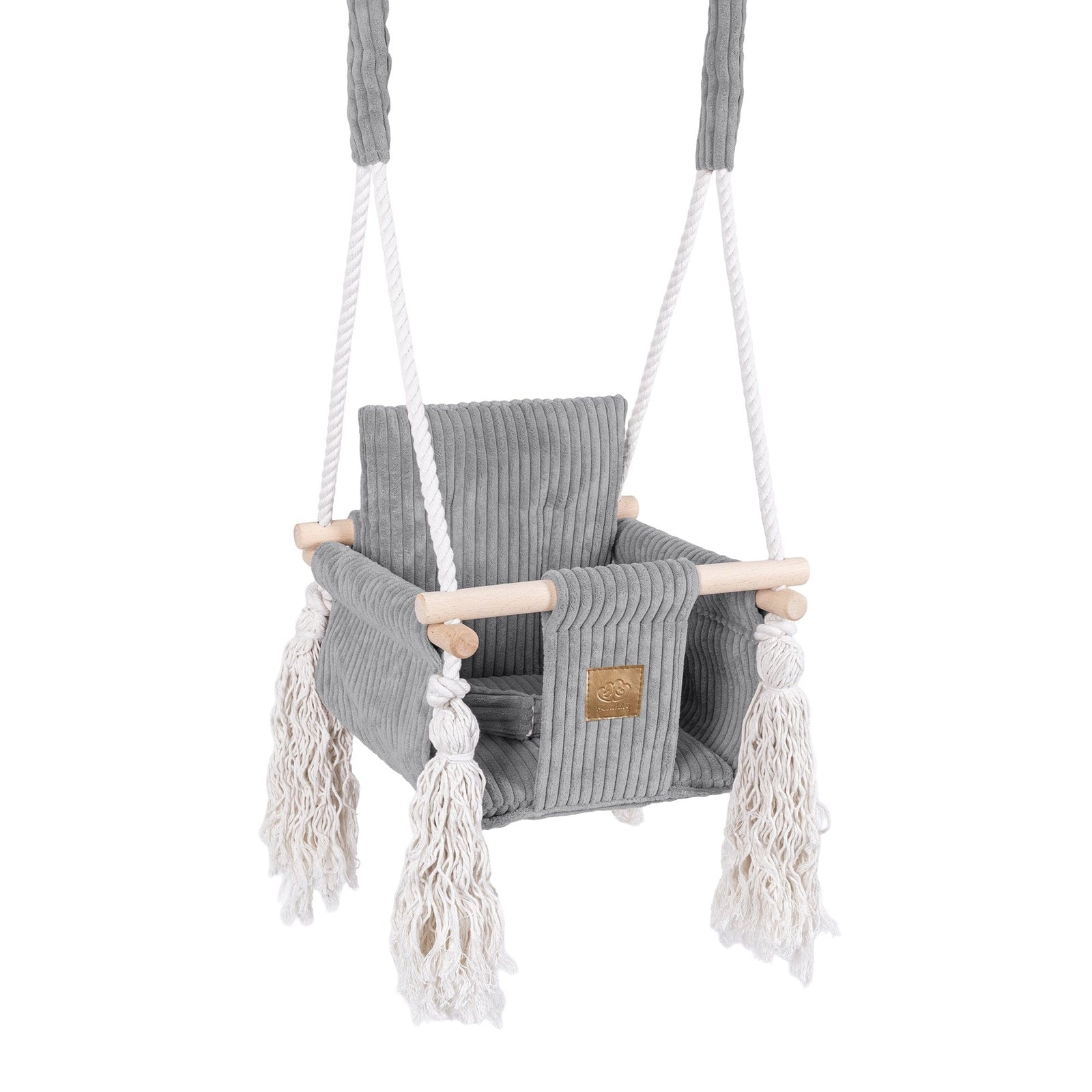 MeowBaby Square Swing vierkante binnenschommel in grijs
