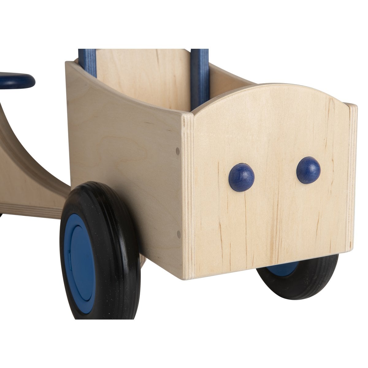 Van Dijk Toys houten loopbakfiets — blauw-