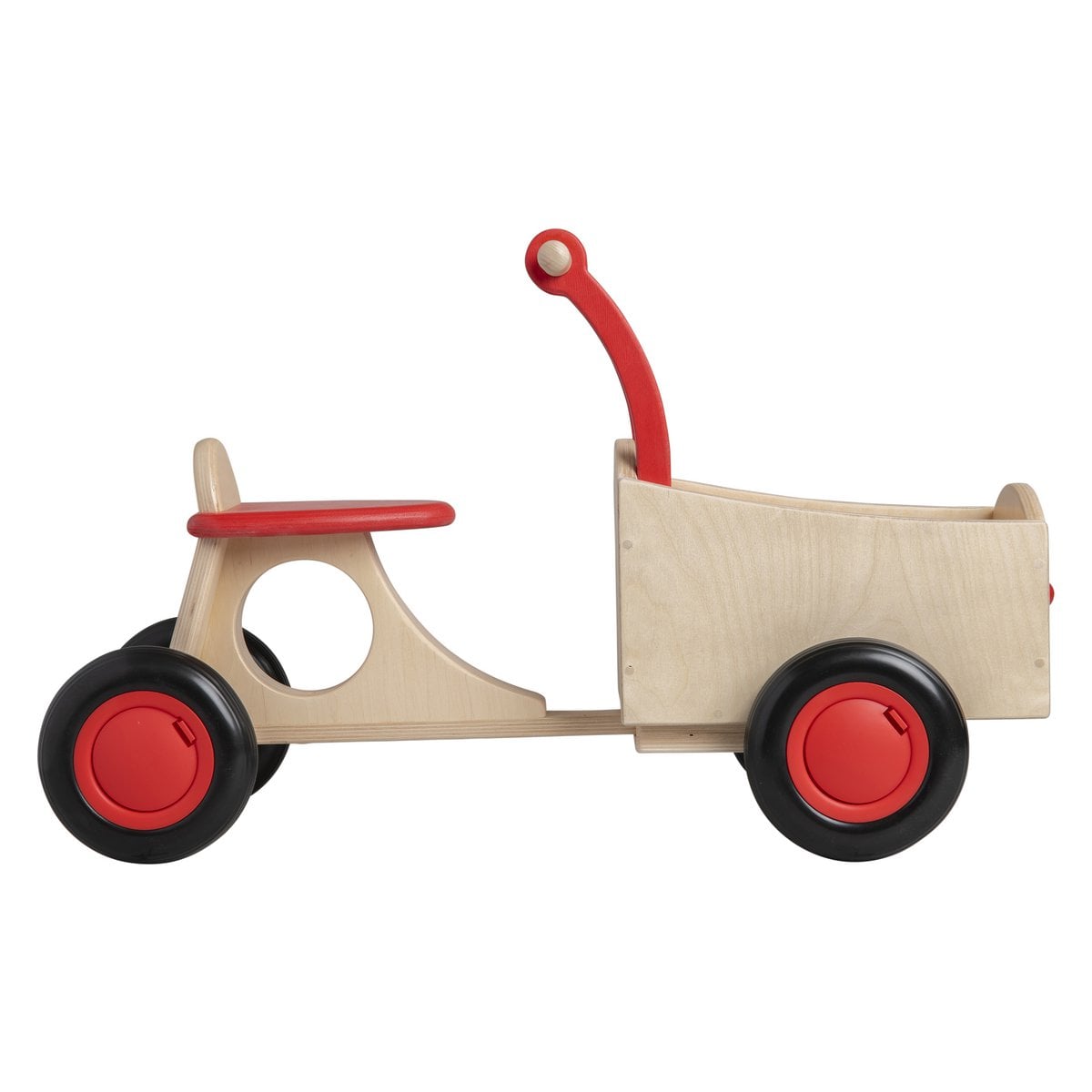 Van Dijk Toys houten loopbakfiets — rood-