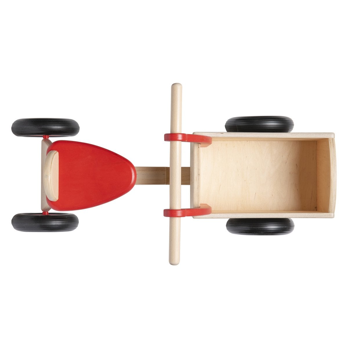 Van Dijk Toys houten loopbakfiets — rood-