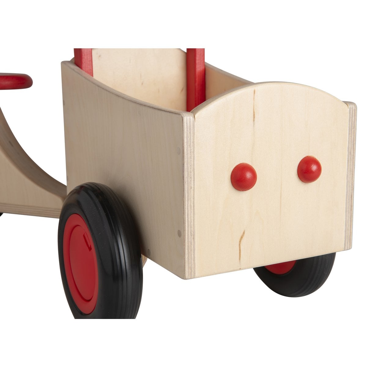 Van Dijk Toys houten loopbakfiets — rood-