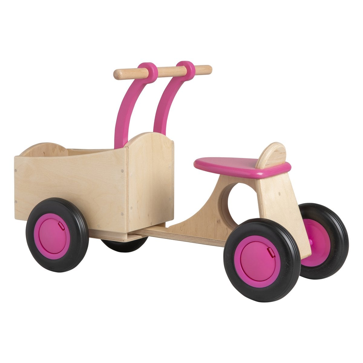 Van Dijk Toys houten loopbakfiets — roze-
