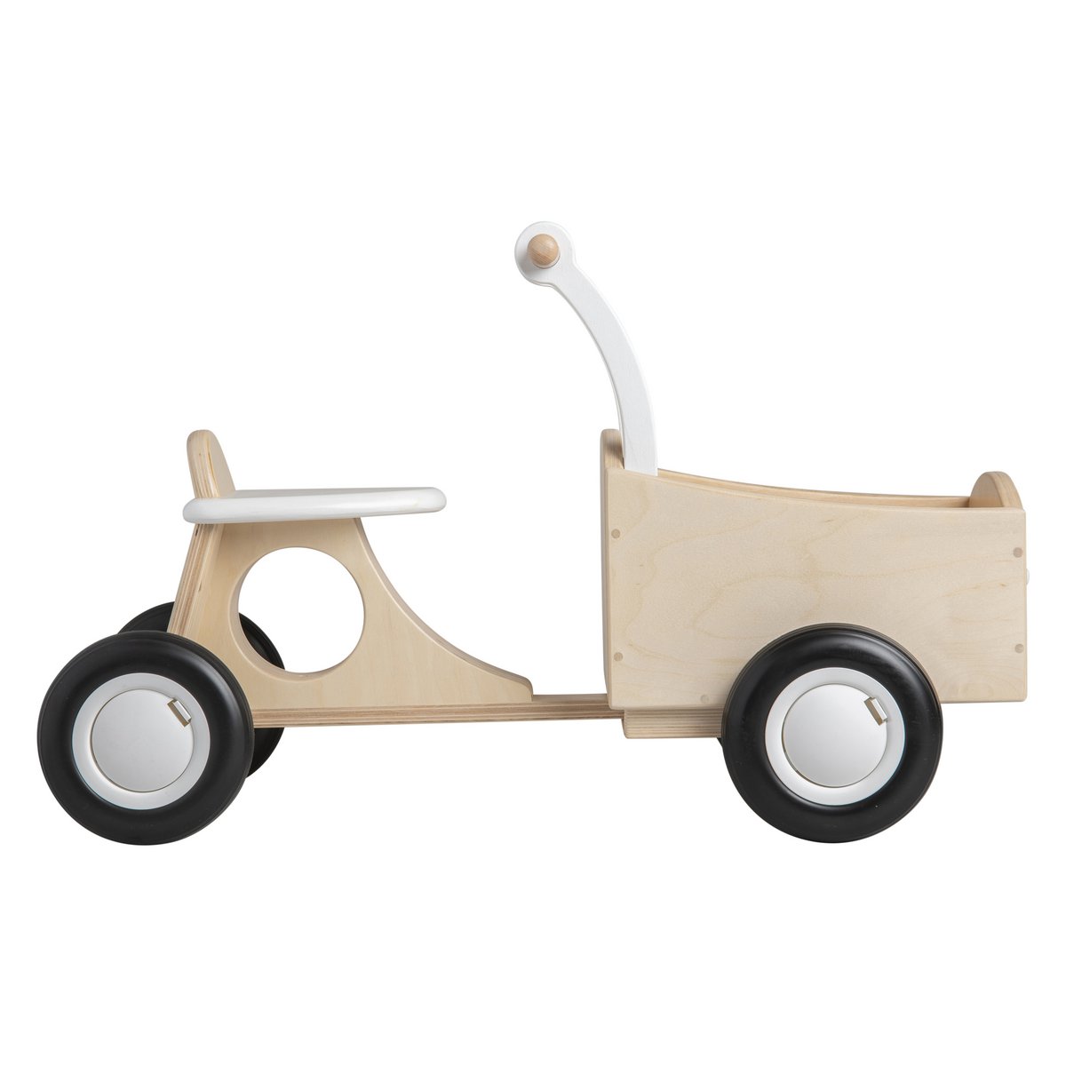 Van Dijk Toys houten loopbakfiets — wit-