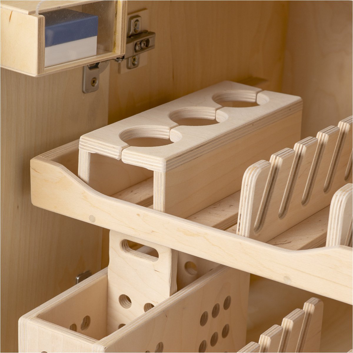 Van Dijk Toys Houten Vaatwasser – naturel met wit | kinderopvang - proof - 