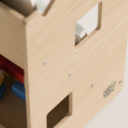 BusyKids Montessori boekenkast – naturel