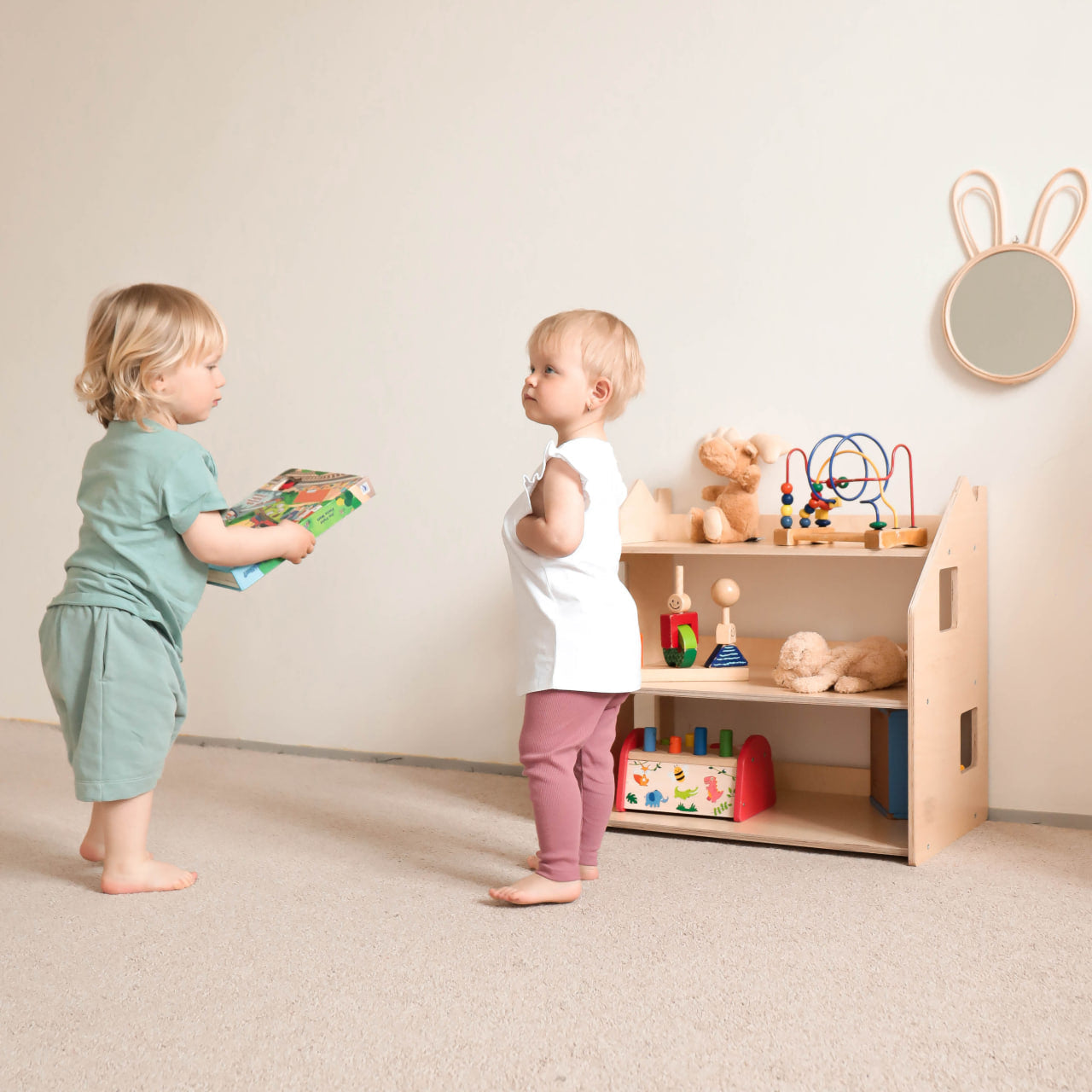 BusyKids speelgoedrek – naturel
