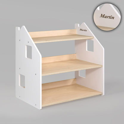 BusyKids speelgoedrek – wit en grijs