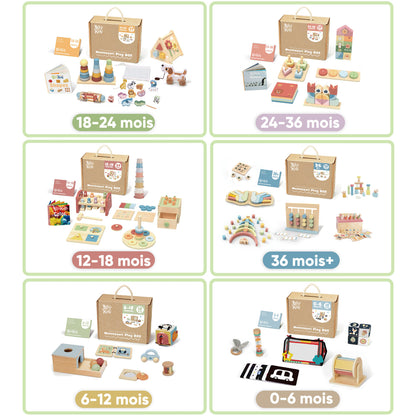 Montessori Spielbox – Set für Kinder von 24 bis 36 Monaten von BusyKids