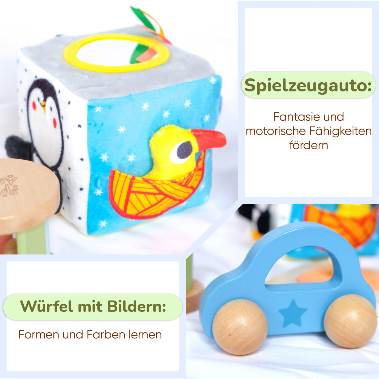 Montessori set "BusyKids" for children from 6 to 12 months