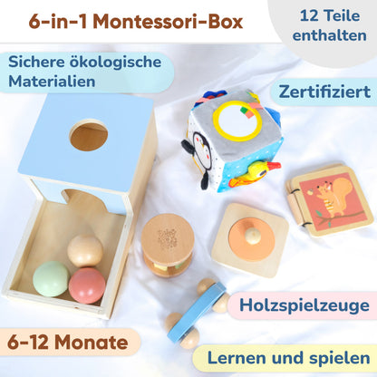 Montessori set "BusyKids" for children from 6 to 12 months