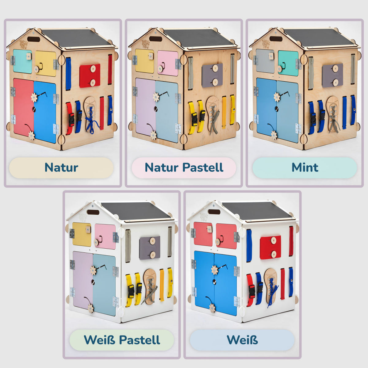 Activity Board Haus Natura Pastell – Limitierte Edition