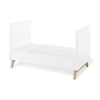 Startset 'Riva' breed, incl. wandplank 3 delen: ledikant, brede commode, wandplank - 