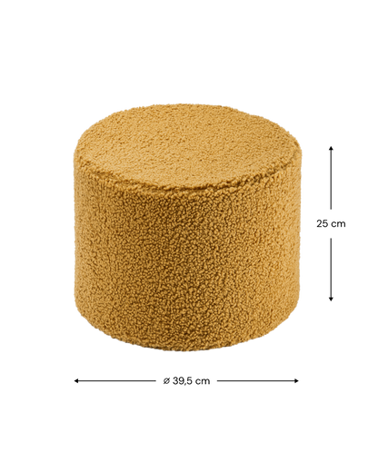 Wigiwama Maple Pouffe - teddystof poef