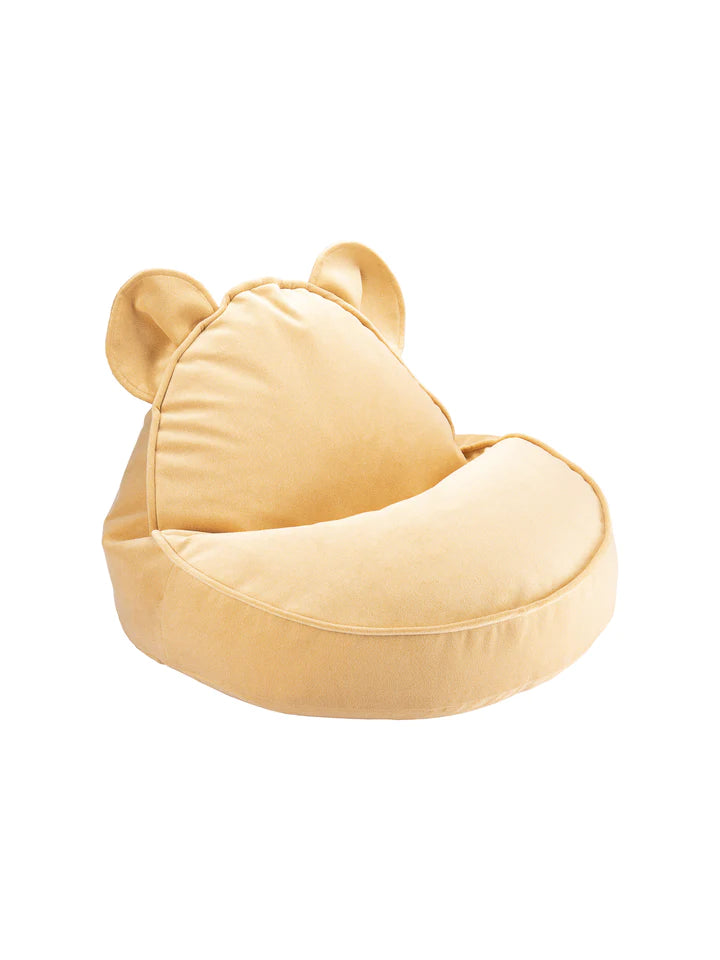 Wigiwama Salted Caramel Bear Beanbag - velvet zitzak